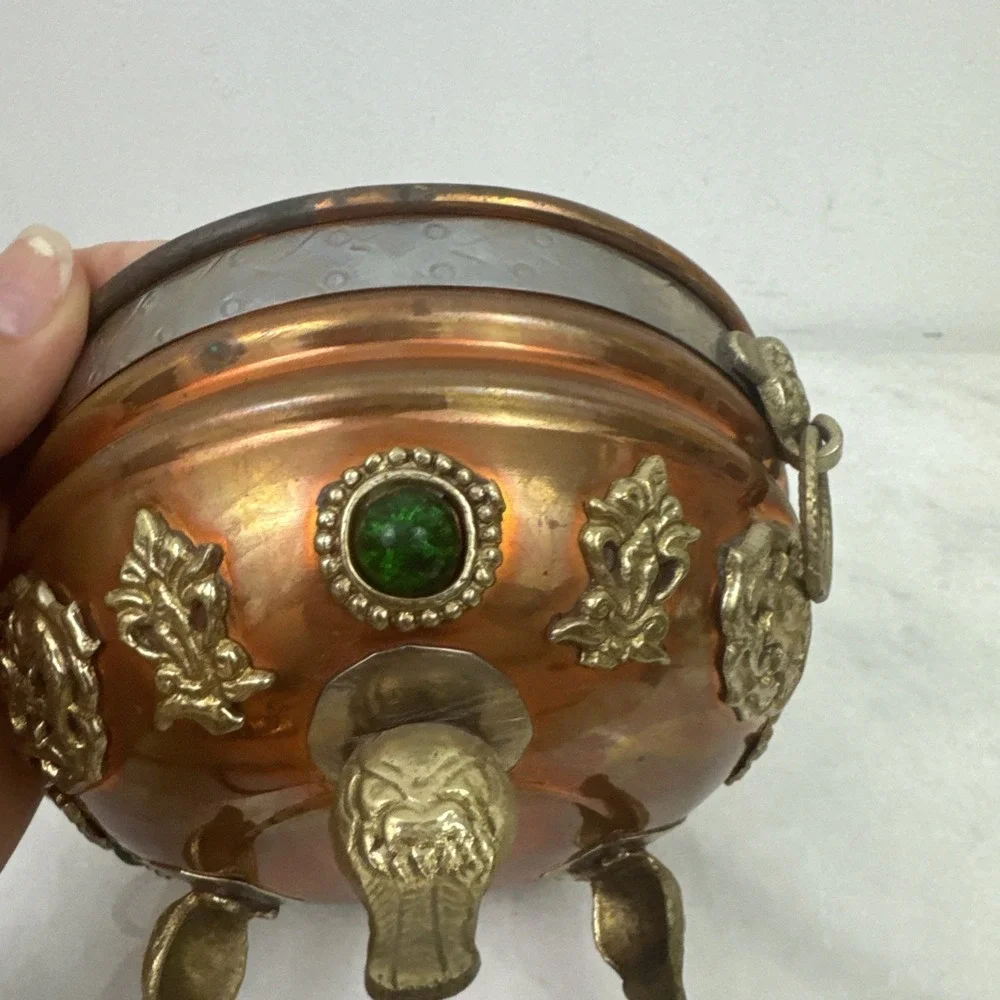 Antique Decorative Copper Gangal Pot
